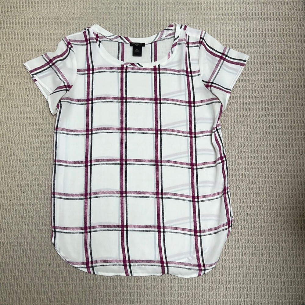 Ann Taylor checkered top